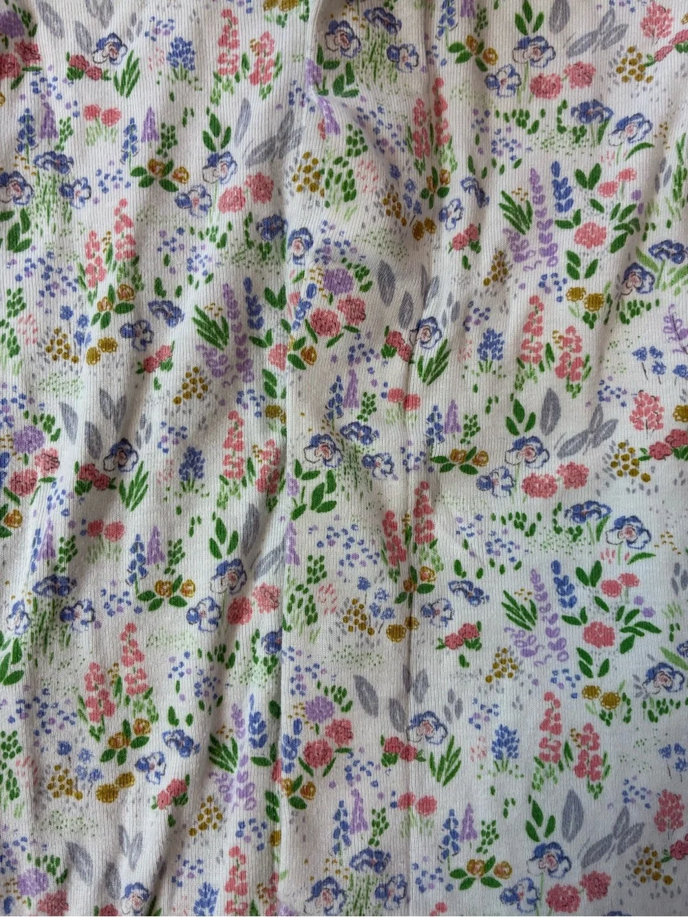 Magnetic Me Floral Footie Pajamas Sleeper 100% Organic Cotton 9-12 Months